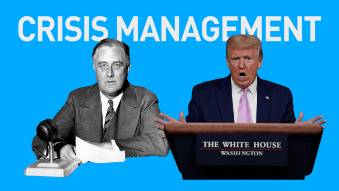 For a leader, crisis communication is as important as dealing with the crisis itself. Jen Palmieri explores how Trump compares to previous U.S. presidents in a crisis.