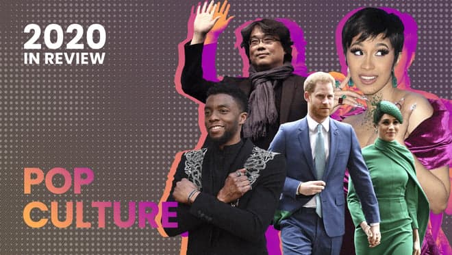 We know politics is sort of our thing. But in 2020, pop culture was just as interesting. Take a look back at the shows, music, and events that got us through this year.