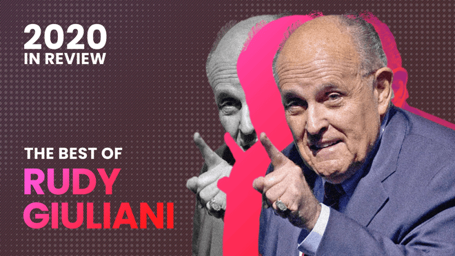 America’s mayor Rudy Giuliani made it through 2020 just like the rest of us: with farts, hair-dyed sweat, and tears.