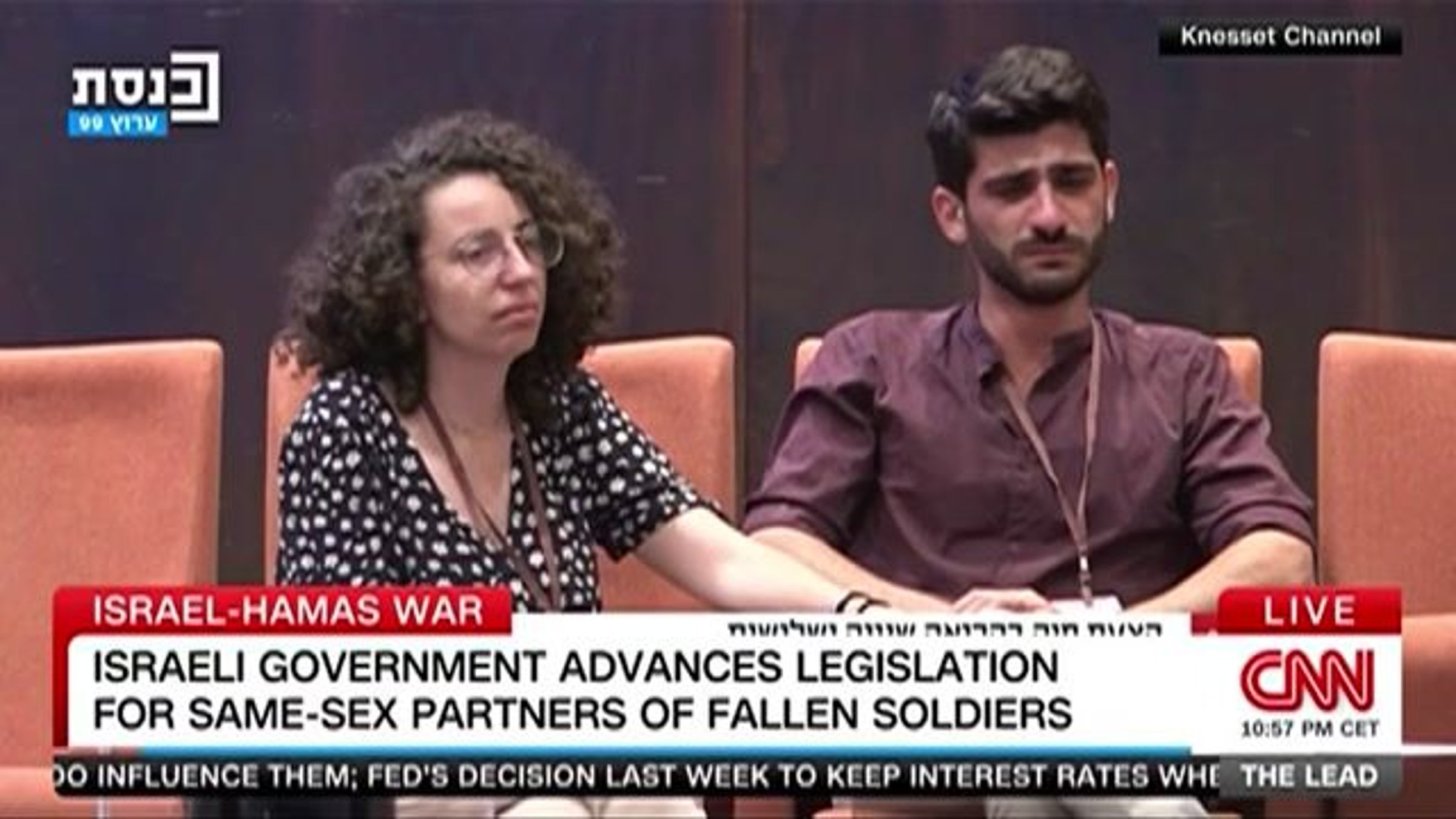 Killing of gay IDF soldier by Hamas prompts Israeli Knesset to amend law  recognizing LGBTQ+ partners of fallen soldiers.