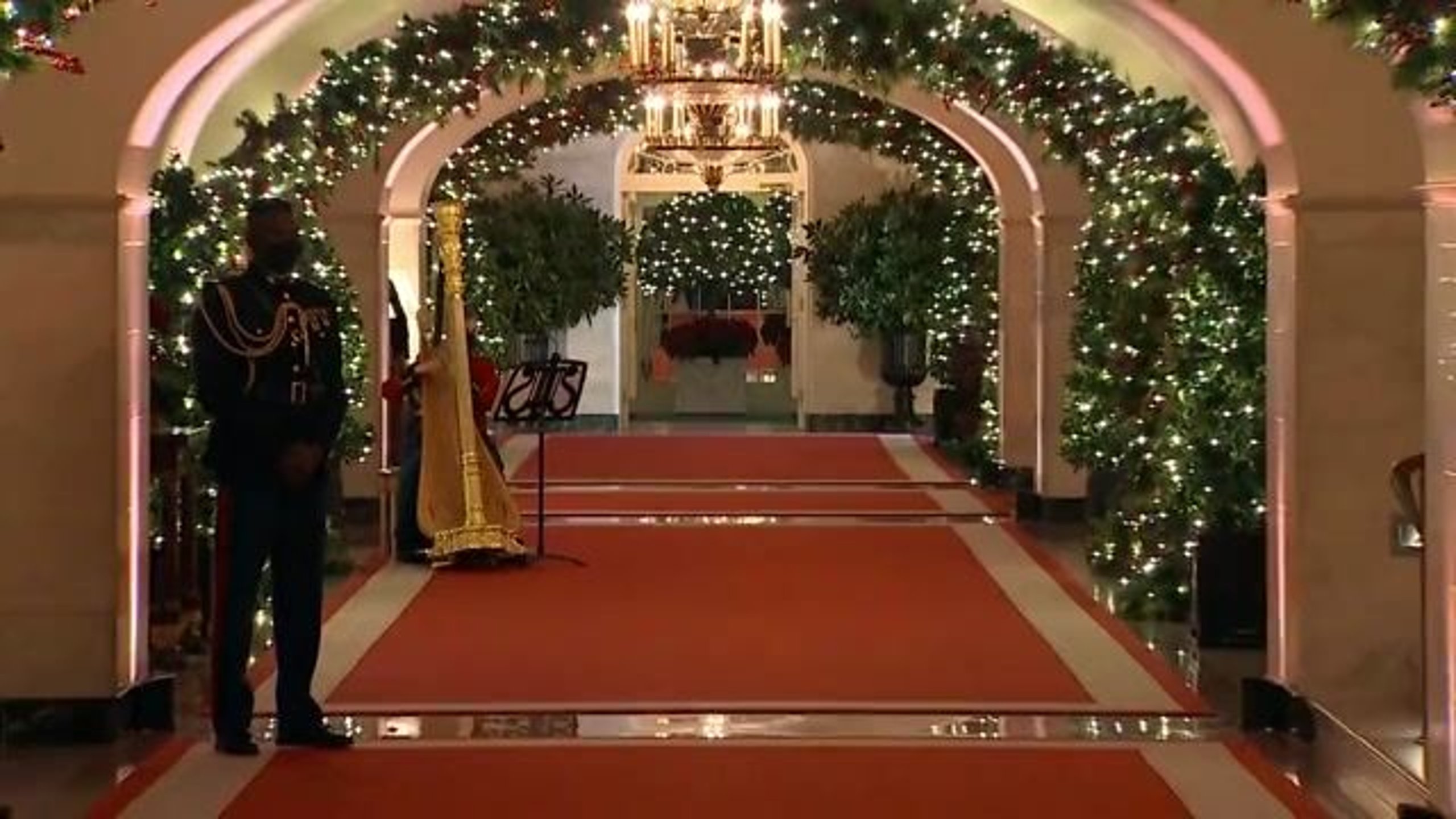 First Lady Dr. Jill Biden unveils White House holiday theme and decor.