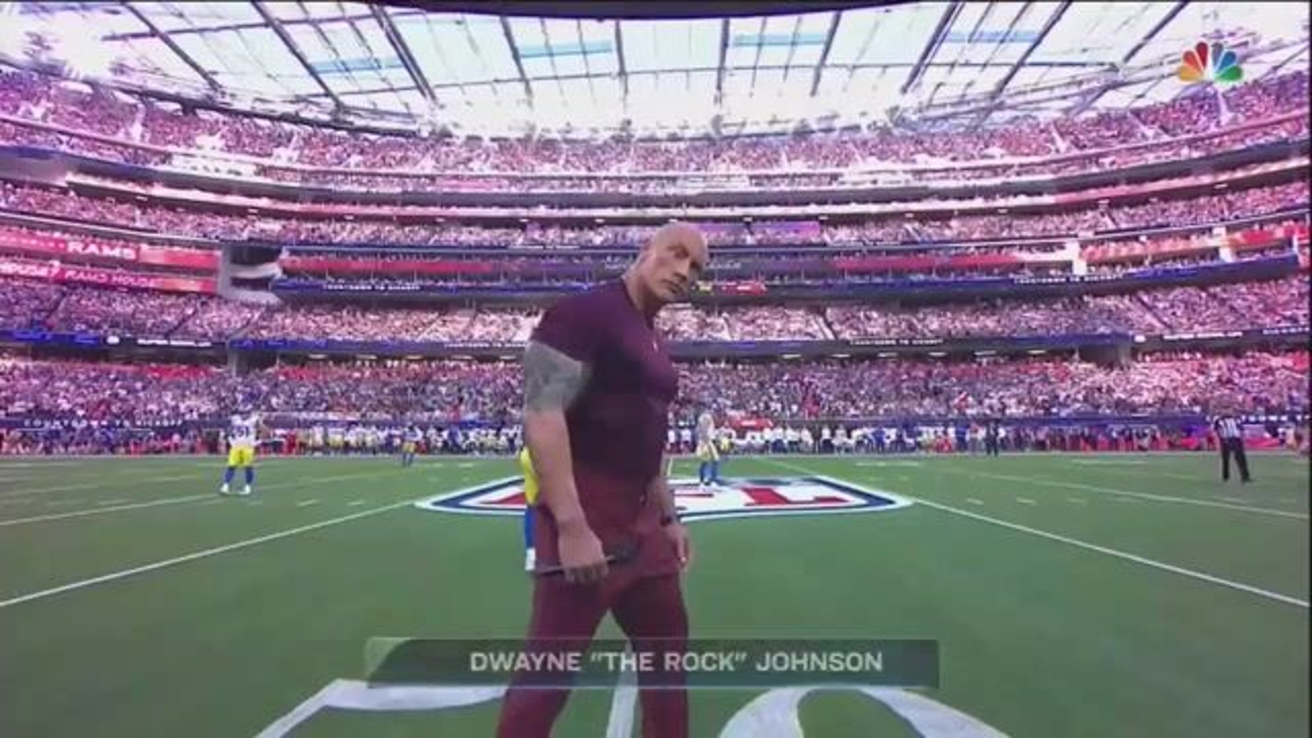 the rock super bowl