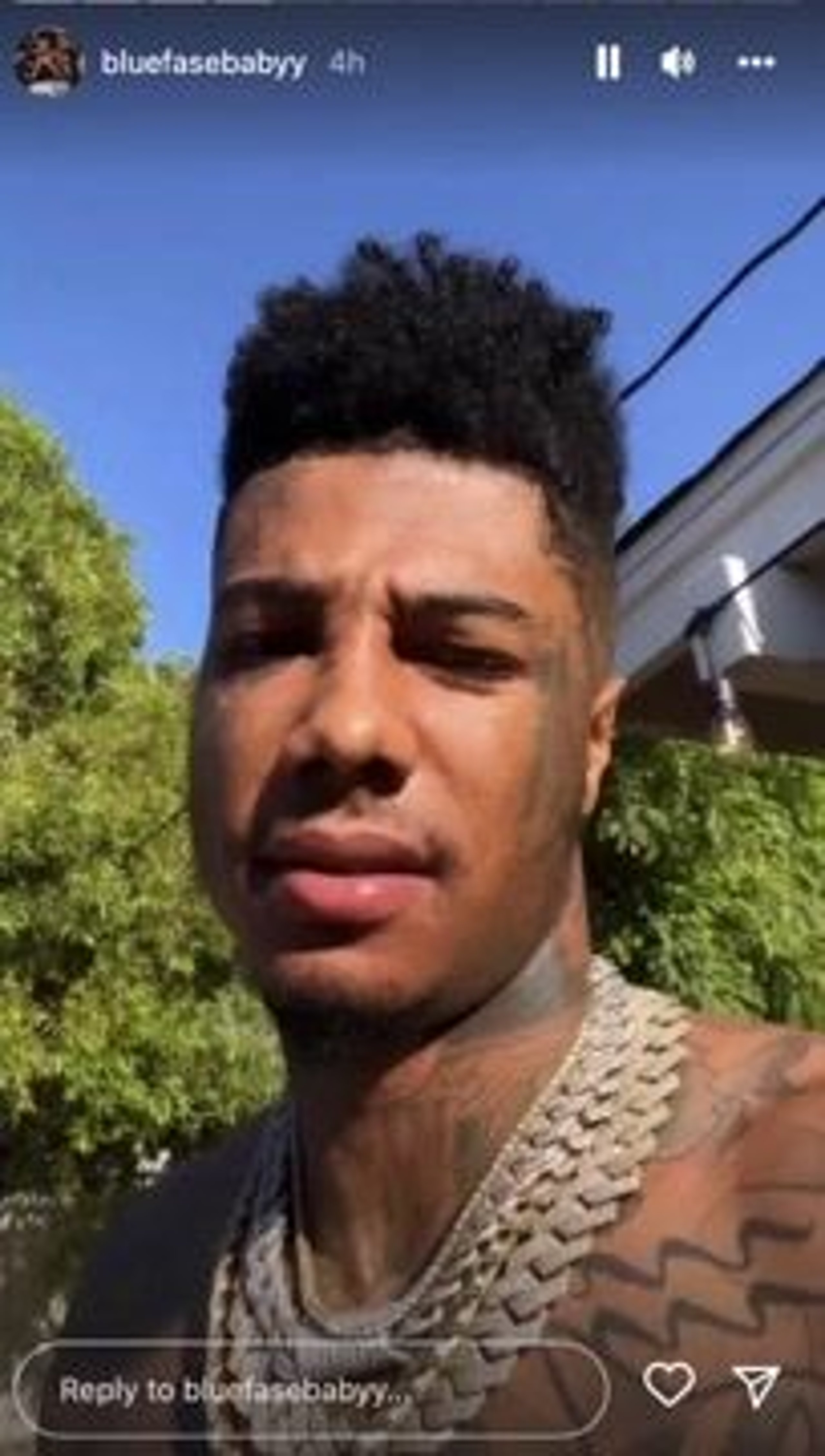 Rapper Blueface Responds To The Viral Video Of His Girlfriend Punching