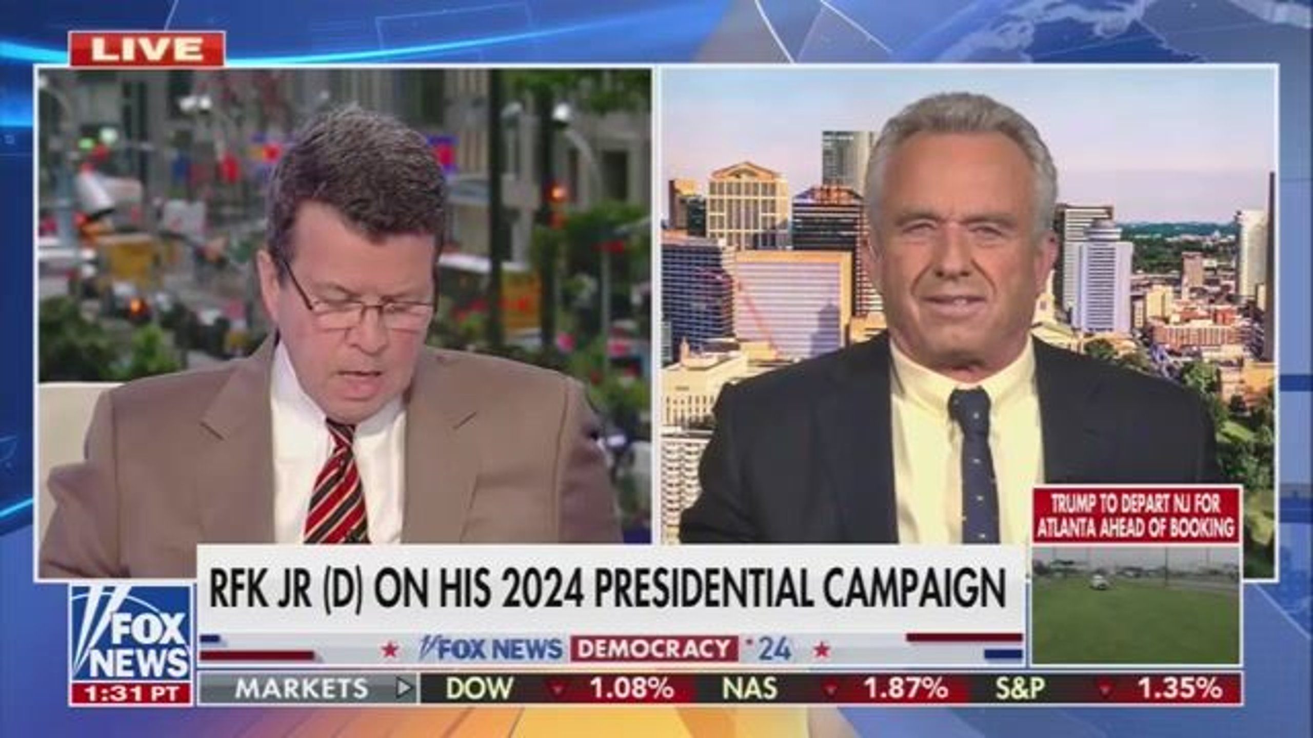 Fox News’ Neil Cavuto asks RFK Jr. about a video of a shirtless Vivek