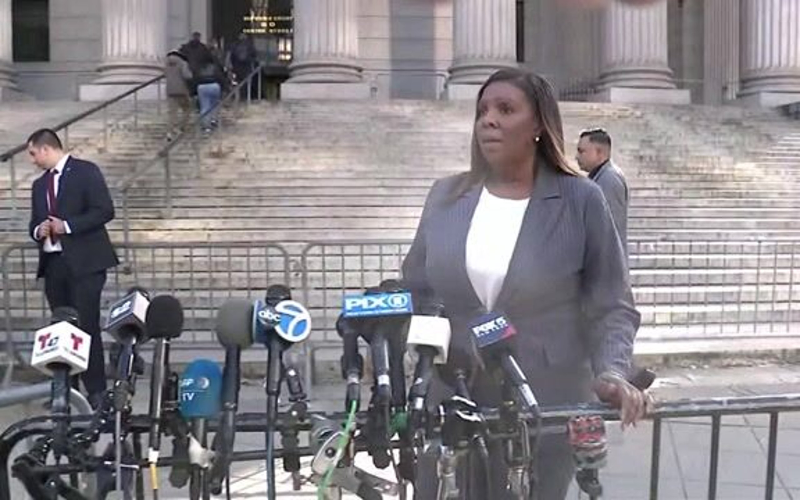 NY AG Letitia James ahead of Donald Trump’s testimony in civil fraud ...