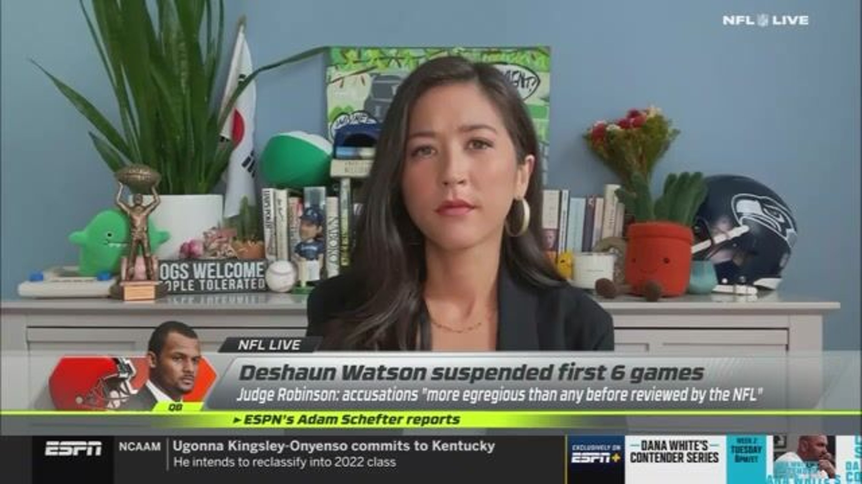 NFL Live' crew offers touching maternity leave sendoff to Mina Kimes